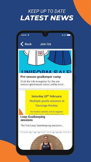 Tauranga Hockey Association Screenshot 1