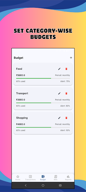 DS Budget-Expense Tracker Screenshot 3