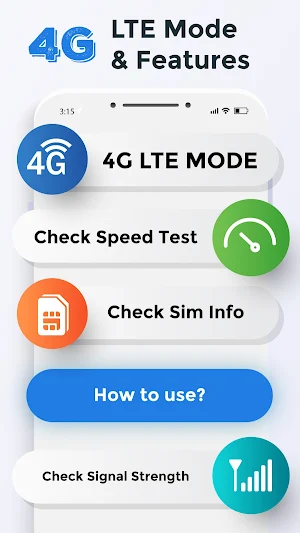 4g LTE only: Network switch Screenshot 0