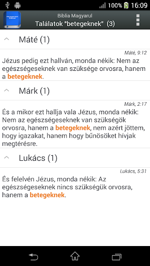 Biblia Magyarul Screenshot 1