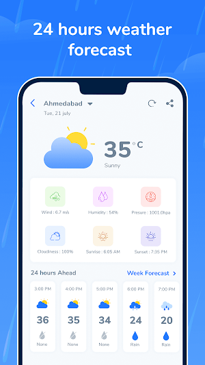 Rain Alerts : Rain is Comming Screenshot 1