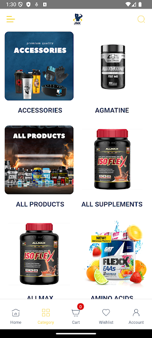 JNK Nutrition Screenshot 1