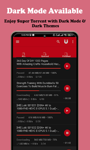Super Torrent – Fast Torrent Downloader Screenshot 2