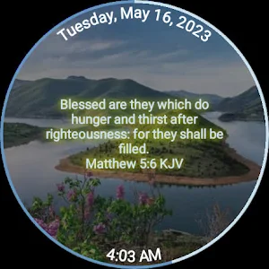 Blessed Bible Watch Face Screenshot 3