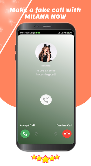 Milana Khametova Video Call Screenshot 1