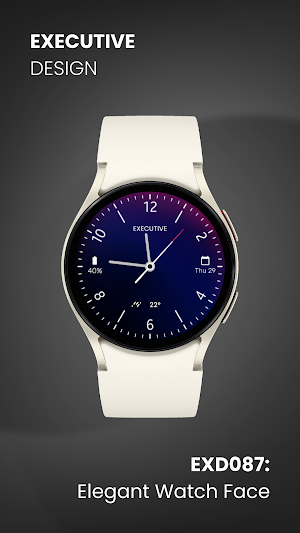 EXD087: Elegant Watch Face Screenshot 2