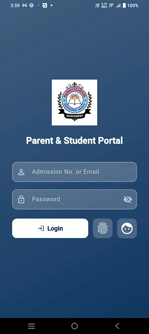 Navodaya High School Parent Screenshot 0