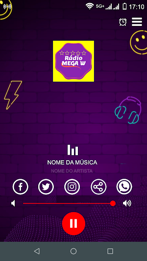Web Rádio Mega W Screenshot 0