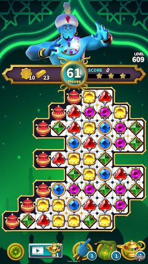 1001 Jewel nights - Match 3 Puzzle Screenshot 2