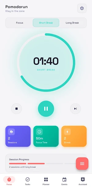 Pomodorun: Task & Planner Screenshot 1