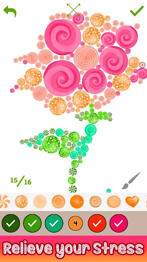 Candy Art: Paint by Number, Sweets Coloring Book Screenshot 2