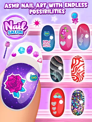 Nail Salon - nail polish games Screenshot 1