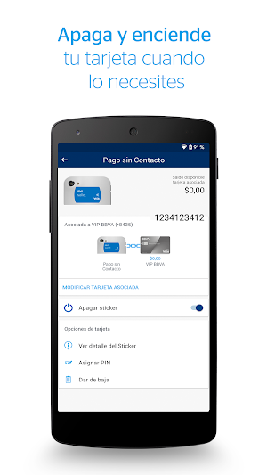 BBVA Wallet Colombia. Pago Móvil Screenshot 2