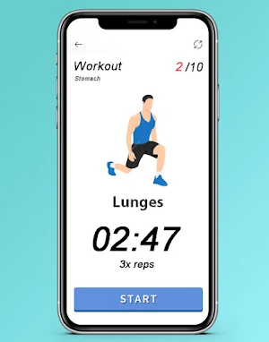 flat stomach workout offline Screenshot 3