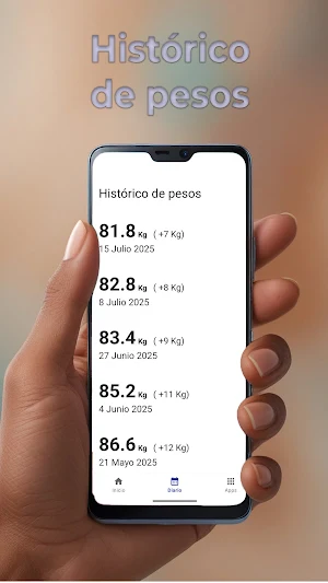 IMC Calculadora peso ideal Screenshot 1