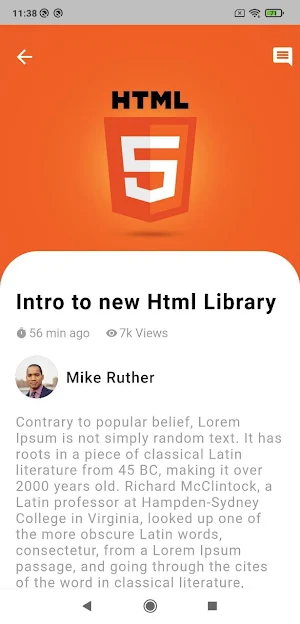 Blog Post App Screenshot 3
