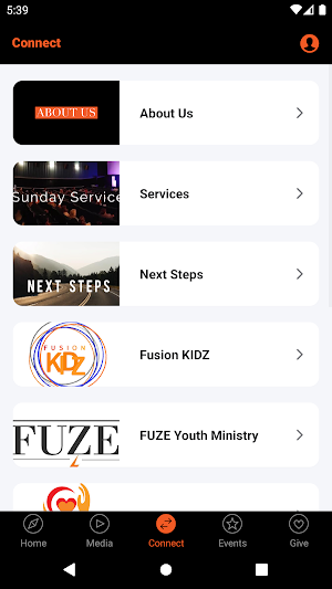 Fusion Church NY Screenshot 2
