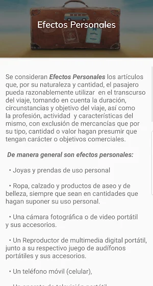 Normas Aduaneras de Cuba Screenshot 3