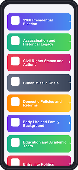 John F Kennedy Trivia Quiz Screenshot 0