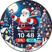 Holiday Santa Watch Face