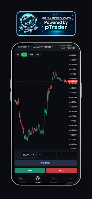PTrader Terminal Screenshot 0