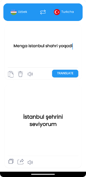 O'zbekcha Turkcha Tarjimon Screenshot 1
