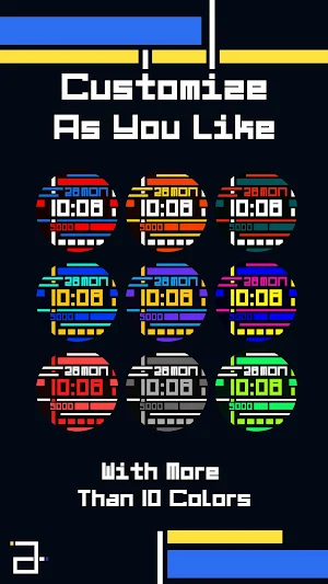 Simple Lines Watch Face Screenshot 3