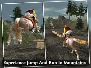 Horse Run 3D Jumping Games Screenshot 1
