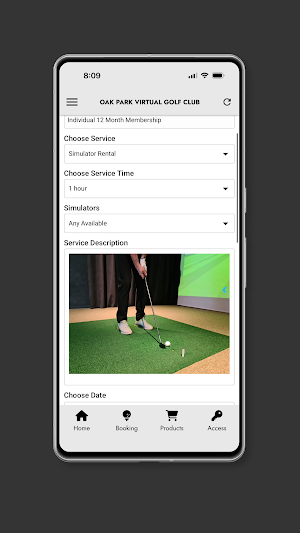 Oak Park Virtual Golf Club Screenshot 0