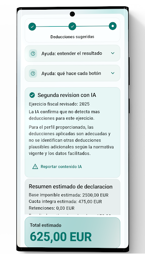 Deducciones de la renta Screenshot 3