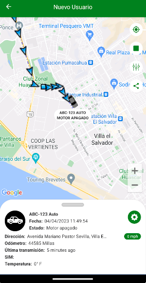 Segurcar GPS Screenshot 2