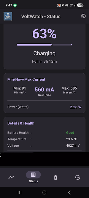 Volt Watch Screenshot 2