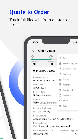ROCKEYE Sales & Invoicing Screenshot 1
