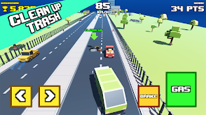 Crazy Road: Trash Dump Truck Screenshot 1