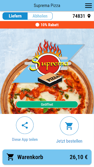 Suprema Pizza Screenshot 0