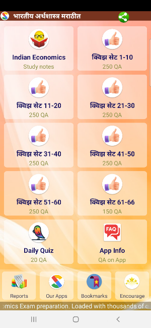 Indian Economics in Marathi Screenshot 0