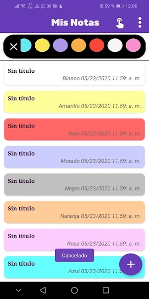 Mis Notas Screenshot 3