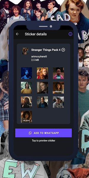 Stranger Things GIF Stickers Screenshot 2
