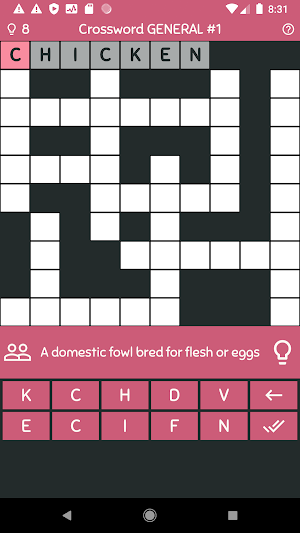 Smart Crossword English Puzzle Screenshot 3