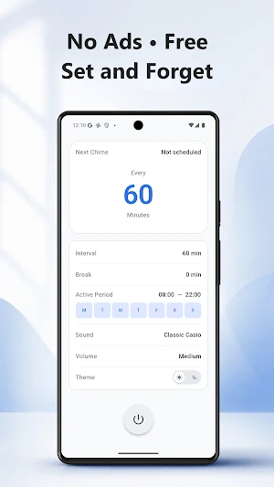 Hourly Chime: Custom Interval Screenshot 0