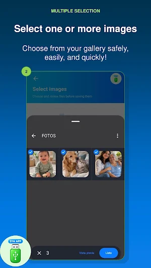 Gallery to USB (SYA APP) Screenshot 1