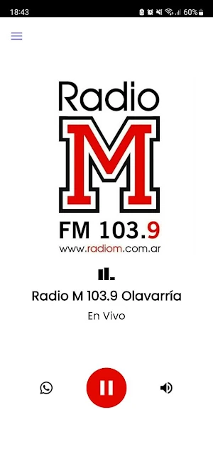 Radio M 103.9 Olavarrí­a Screenshot 1
