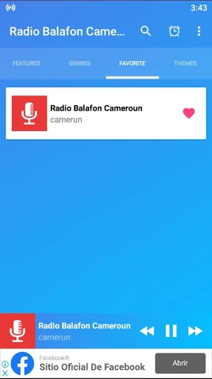 Radio for Balafon Cameroun Screenshot 0