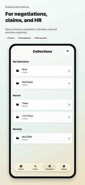 Evidence Recorder: Cloud Proof Screenshot 2