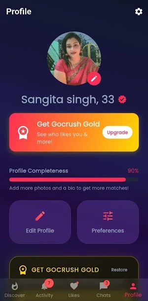 GoCrush - Meet, Match & Date Screenshot 3