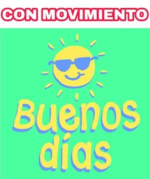 Buenos dias sticker movimiento Screenshot 3