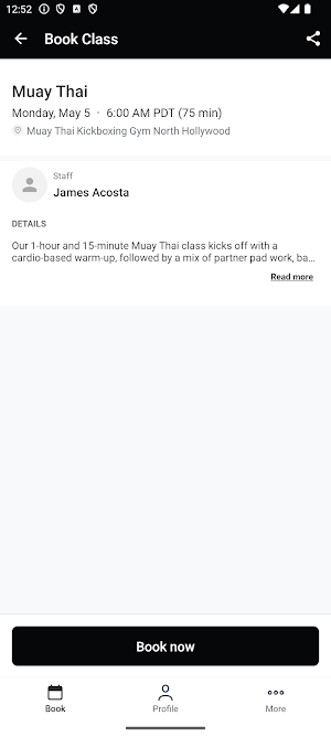Muay Thai Kickboxing Gym Screenshot 2