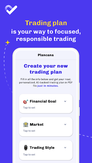 Plancana – create trading plan Screenshot 0