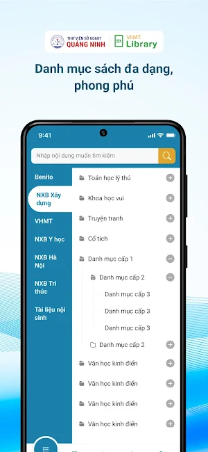 Thư viện Phổ Thông Quảng Ninh Screenshot 1