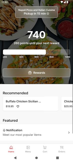 Napoli Pizza & Italian Cuisine Screenshot 0